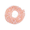 Electroplate Glass Beads Strands EGLA-A044-T3mm-L21-3