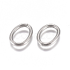 Non-Tarnish 304 Stainless Steel Open Jump Rings X-STAS-L234-144D-2