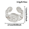 Ocean Animals 304 Stainless Steel Cuff Open Rings OU3325-5-1