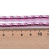 Electroplate Glass Beads Strands EGLA-Q128-13A-4