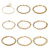 304 Stainless Steel Chain Bracelets STAS-TA0004-58-11