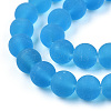 Transparent Glass Beads Strands GLAA-T032-T10mm-MD06-3