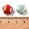 UV Plating Opaque Acrylic Beads PACR-Q005-06-3
