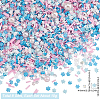 Snowflake Theme Handmade Polymer Clay Sprinkles Mix CLAY-SC0001-96-2