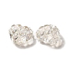 Transparent Acrylic Waffle Beads OACR-E016-01D-3