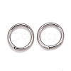 304 Stainless Steel Soldered Closed Jump Rings STAS-E482-15B-2