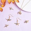 6Pcs 6 Style Rack Plating Brass Micro Pave Colorful Cubic Zirconia Pendants ZIRC-SZ0004-85-5