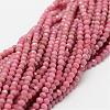 Natural Rhodochrosite Beads Strands G-P270-2mm-20-2