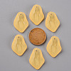 Transparent Frosted Acrylic Pendants MACR-S371-03A-719-3