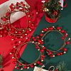 Plastic Artificial Berry Candle Ring AJEW-WH0401-05-4