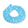 Imitation Jade Glass Beads Stands EGLA-A035-J8mm-B04-3