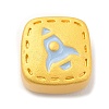 Zinc Alloy Enamel European Beads ENAM-I056-01B-02-1