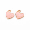Alloy Enamel Charms X-ENAM-S113-18E-2