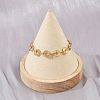 304 Stainless Steel Link Chain Bracelets for Women BJEW-Z143-26G-2