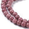 Natural Rhodonite Bead Strands G-L417-08-6mm-3