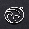 Non-Tarnish 201 Stainless Steel Laser Cut Pendants STAS-S105-T966-1-2