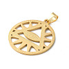 201 Stainless Steel Pendants STAS-D041-13G-2