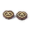 Natural Wood Undyed Beads WOOD-N013-007-2