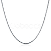 Non-Tarnish 316 Surgical Stainless Steel Snake Chain Necklaces NJEW-BB31289-24-1