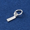925 Sterling Silver Letter Charms STER-C012-01S-I-2