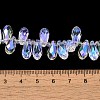 Electroplate Glass Beads Strands EGLA-B006-01A-FR03-4