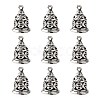 Brass Bell Pendants KK-I257-AS-1