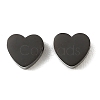 Valentine's Day 304 Stainless Steel Beads SA-E001-02EB-03-1