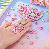 150Pcs Opaque Resin European Beads RESI-TA0004-61C-6