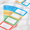 30 Sheets Brass Name Tag Waterproof Blank Stickers DIY-LP0004-06-1