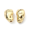 Rack Plating Brass Spacer Beads KK-B072-44G-2