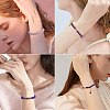 4Pcs 4 Style Natural Malaysia Jade Stretch Bracelets Set with Glass Beaded BJEW-SW00105-06-7