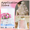 80Pcs Lace Butterfly Display Decorations DIY-CP0012-97-4