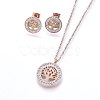 304 Stainless Steel Jewelry Sets SJEW-H143-04-2