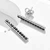 304 Stainless Steel Stud Earrings EJEW-F361-05P-5