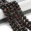 Natural Polychrome Jasper/Picasso Stone/Picasso Jasper Beads Strands G-C160-01-8mm-2