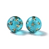 Transparent Acrylic Beads X-OACR-E015-19-2