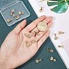 16Pcs 4 Style Brass Micro Pave Cubic Zirconia Ice Pick Pinch Bails ZIRC-FH0001-08-5