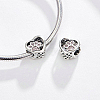 925 Sterling Silver Euorpean Beads STER-FF0013-01-6