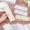 3 Sets 3 Colors Paper Hollow Lace Scrapbook Paper Pads Sets DIY-CP0008-93A-3