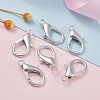 Platinum Plated Zinc Alloy Lobster Claw Clasps X-E107-P-NF-6