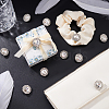 20Pcs Alloy Rhinestone Shank Buttons BUTT-GA0001-19A-4