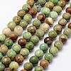 Natural Green Opal Beads Strands G-K209-05A-10mm-1