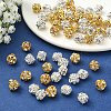 60Pcs 2 Styles Brass Rhinestone Beads KK-YW0004-26-4