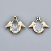 Faceted Glass Pendants X-GLAA-S191-001D-G-NR-2
