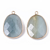 Natural Amazonite Pendants G-T131-08C-2