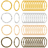 200Pcs 4 Colors Zinc Alloy Linking Rings FIND-PH0024-08-1