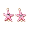 Ocean Theme Alloy Enamel Connector Charms FIND-CJC0017-15KCG-04-1