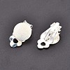 Brass Blank Base Clip-on Earring Cabochon Setting X-KK-M019-03S-1