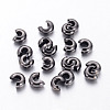 Brass Crimp Beads Covers KK-H289-NFB-NF-1