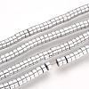 Electroplate Non-magnetic Synthetic Hematite Beads Spacers Strands G-Q486-73I-1